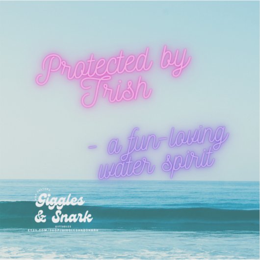 ステッ保護ク- Trish シール (正面)