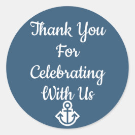 ステッ名門私立校風のク航海のに感謝する ラウンドシール