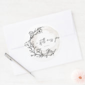 ステッ恋しく思ク ラウンドシール (封筒)