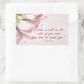 ステッ感動的カー 長方形シール (バッグ)