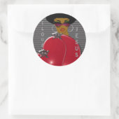 ステッ感動的ク ラウンドシール (バッグ)