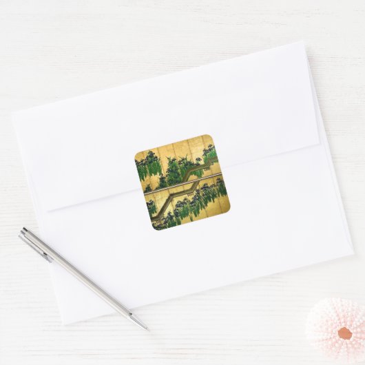 ステッ日本のカー スクエアシール (封筒)