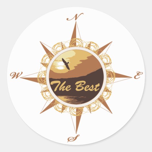 ステッ最高のク ラウンドシール (正面)