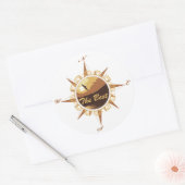 ステッ最高のク ラウンドシール (封筒)