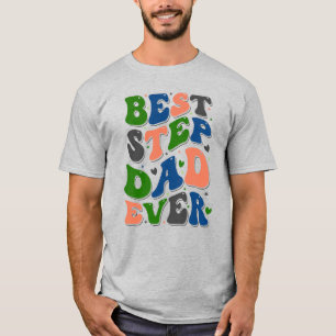 ステッ最高のプパパエバカラフルレトロタイポグラフィ Tシャツ