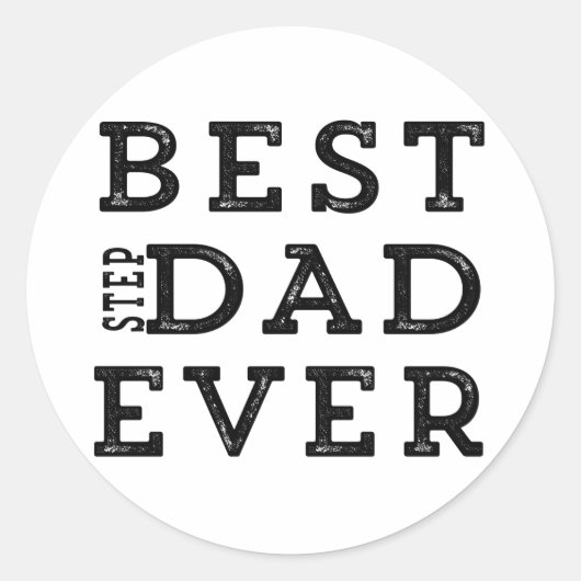 ステッ最高のプパパエバー ラウンドシール (正面)