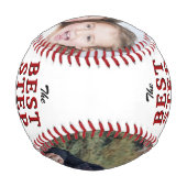 ステッ最高のプパパEver 2 Photo Father's Day 野球ボール (裏面)