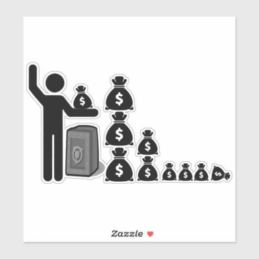 ステッ独身のクフィギュア$ シール (シート)