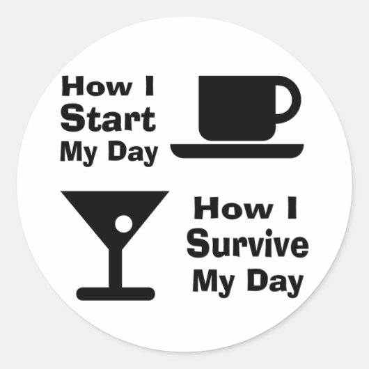 ステッ生き延びク方法 ラウンドシール (正面)