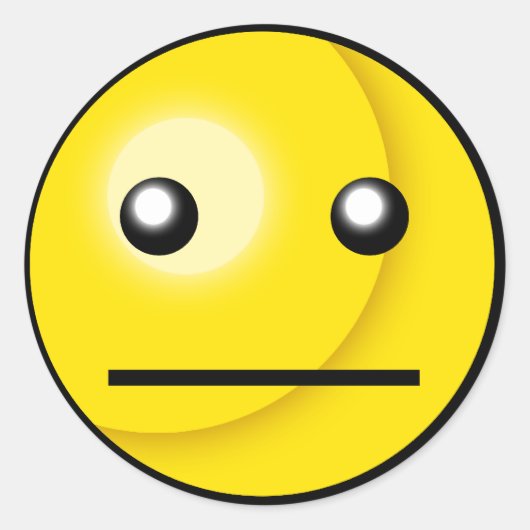 ステッ空白のカー ラウンドシール (正面)