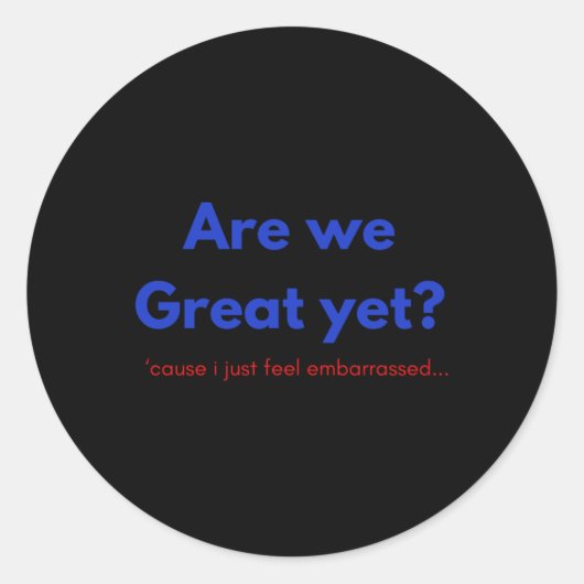 ステッ素晴らしカー ラウンドシール (正面)