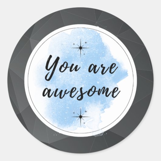 ステッ素晴らしク ラウンドシール (正面)