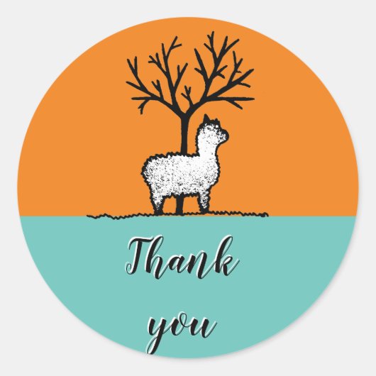 ステッ結婚カーに結婚感謝感謝してい ラウンドシール (正面)