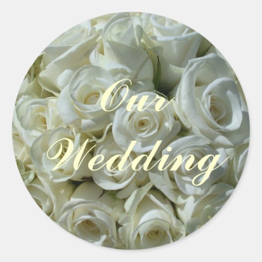 ステッ結婚カー ラウンドシール (正面)
