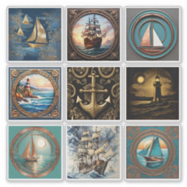 ステッ航海のカー収集 シール