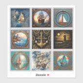 ステッ航海のカー収集 シール (シート)