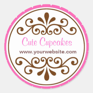 ステッ華美カーのスクロール ラウンドシール