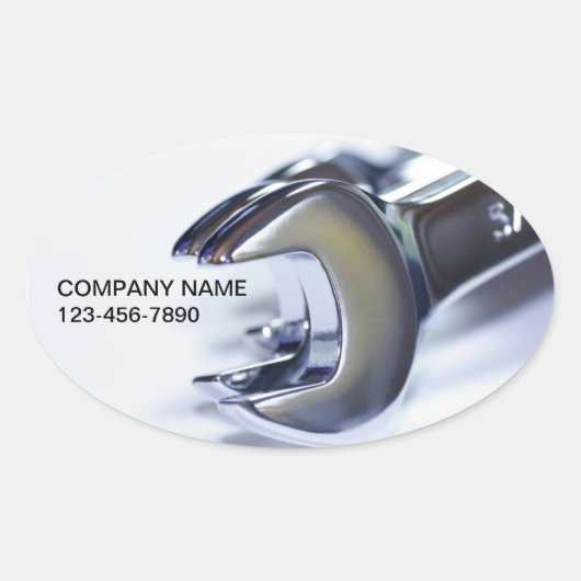 ステッ車のカー 楕円形シール (正面)