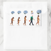 ステッ遊カー – 男の中 長方形シール (バッグ)