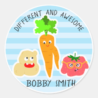 ステッ違うクと素晴らしスタンプ ラウンドシール