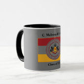 +ステパーソナライズされたルス迷彩柄MUG マグカップ (正面左)