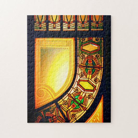 ステビクトリアンガラスエレガント戸 ジグソーパズル (縦)