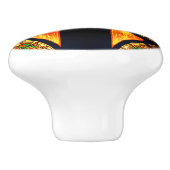 ステビクトリアンガラスエレガント戸 セラミックノブ (側面)