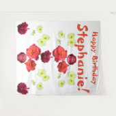 ステファニーさんお誕生日おめでとう タペストリー (正面(横))