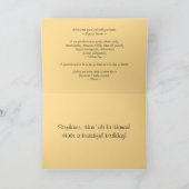 ステファニーハワイアンハッピーバースデートロピカルサンセット カード (内部)