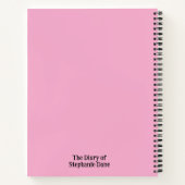 ステファニー・ダン ノートブック (裏面)