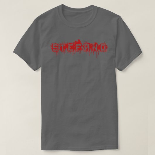 ステファノ名ハロウィーンの衣装パーソナライズされた Tシャツ (デザイン正面)