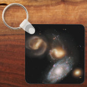 ステファンのクインテット銀河系 キーホルダー (正面)