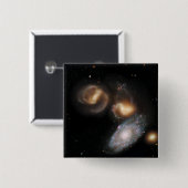 ステファンのクインテット銀河系 缶バッジ (正面&裏面)