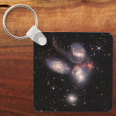 ステファンのクインテット5銀河系の深い分野 キーホルダー (正面)