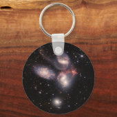 ステファンのクインテット5銀河系の深い分野 キーホルダー (正面)