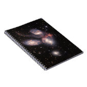 ステファンのクインテット5銀河系の深い分野 ノートブック (右側)
