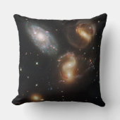 ステファンのクインテット:銀河系銀河の残骸 クッション (正面)