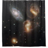 ステファンのクインテット：銀河系銀河の残骸 シャワーカーテン (正面)