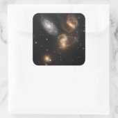 ステファンのクインテット:銀河系銀河の残骸 スクエアシール (バッグ)