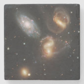 ステファンのクインテット：銀河系銀河の残骸 ストーンコースター (正面)