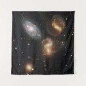ステファンのクインテット:銀河系銀河の残骸 タペストリー (正面)