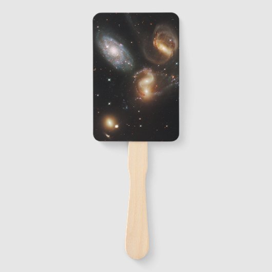 ステファンのクインテット:銀河系銀河の残骸 ハンドファン (正面)