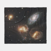 ステファンのクインテット：銀河系銀河の残骸 フリースブランケット (正面(横))