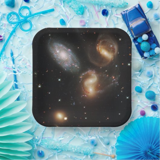 ステファンのクインテット:銀河系銀河の残骸 ペーパープレート (パーティー)