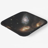 ステファンのクインテット：銀河系銀河の残骸 ペーパープレート (傾斜あり)