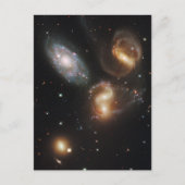 ステファンのクインテット：銀河系銀河の残骸 ポストカード (正面)