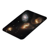 ステファンのクインテット:銀河系銀河の残骸 マグネット (左側)