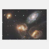 ステファンのクインテット：銀河系銀河の残骸 ラッピングペーパーシート (正面2)