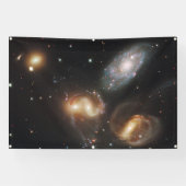 ステファンのクインテット：銀河系銀河の残骸 横断幕 (横)