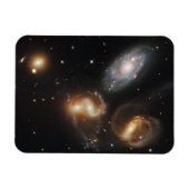 ステファンの五重奏: 銀河の激烈な衝突残骸 マグネット (横)